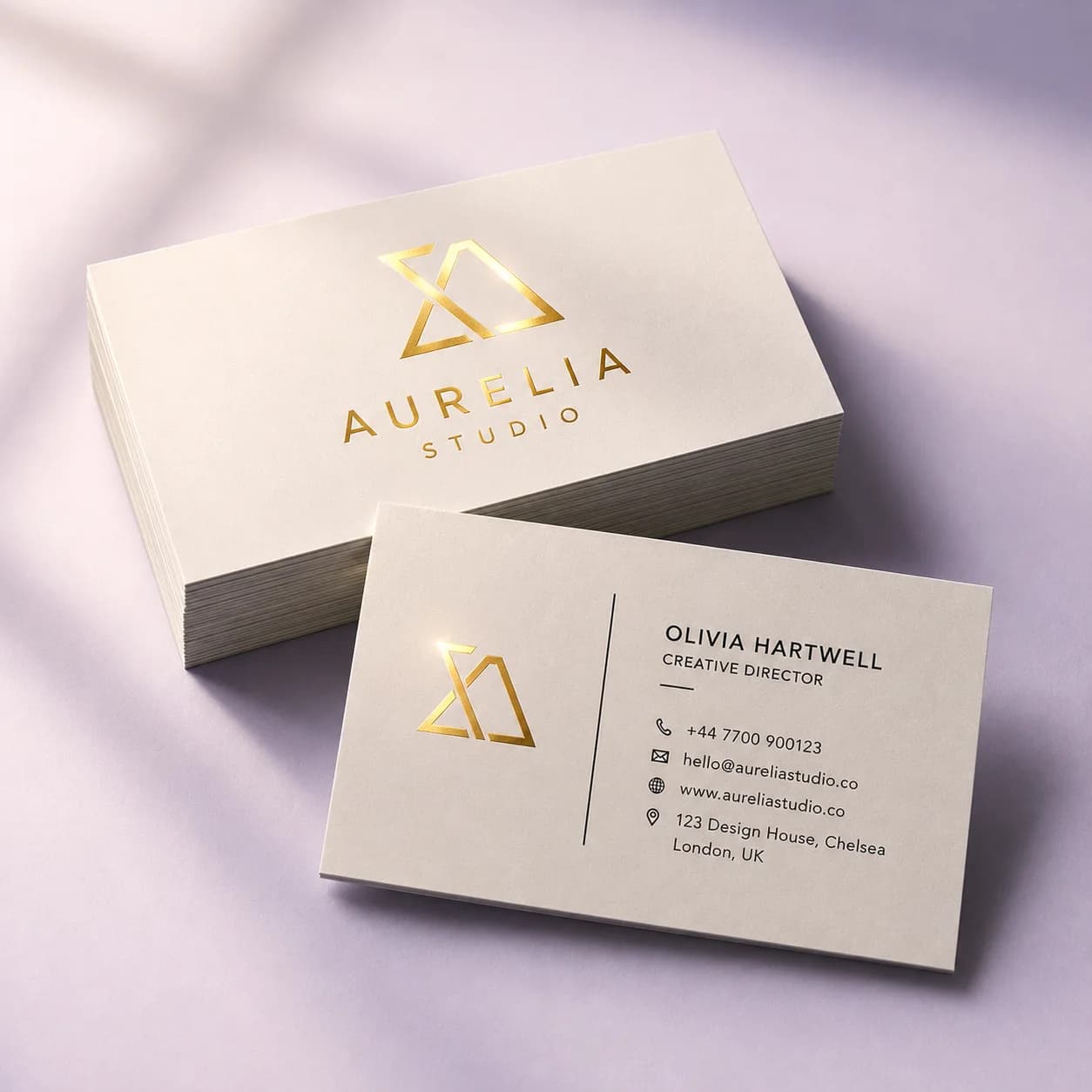 Gold Foil Business Card product photo